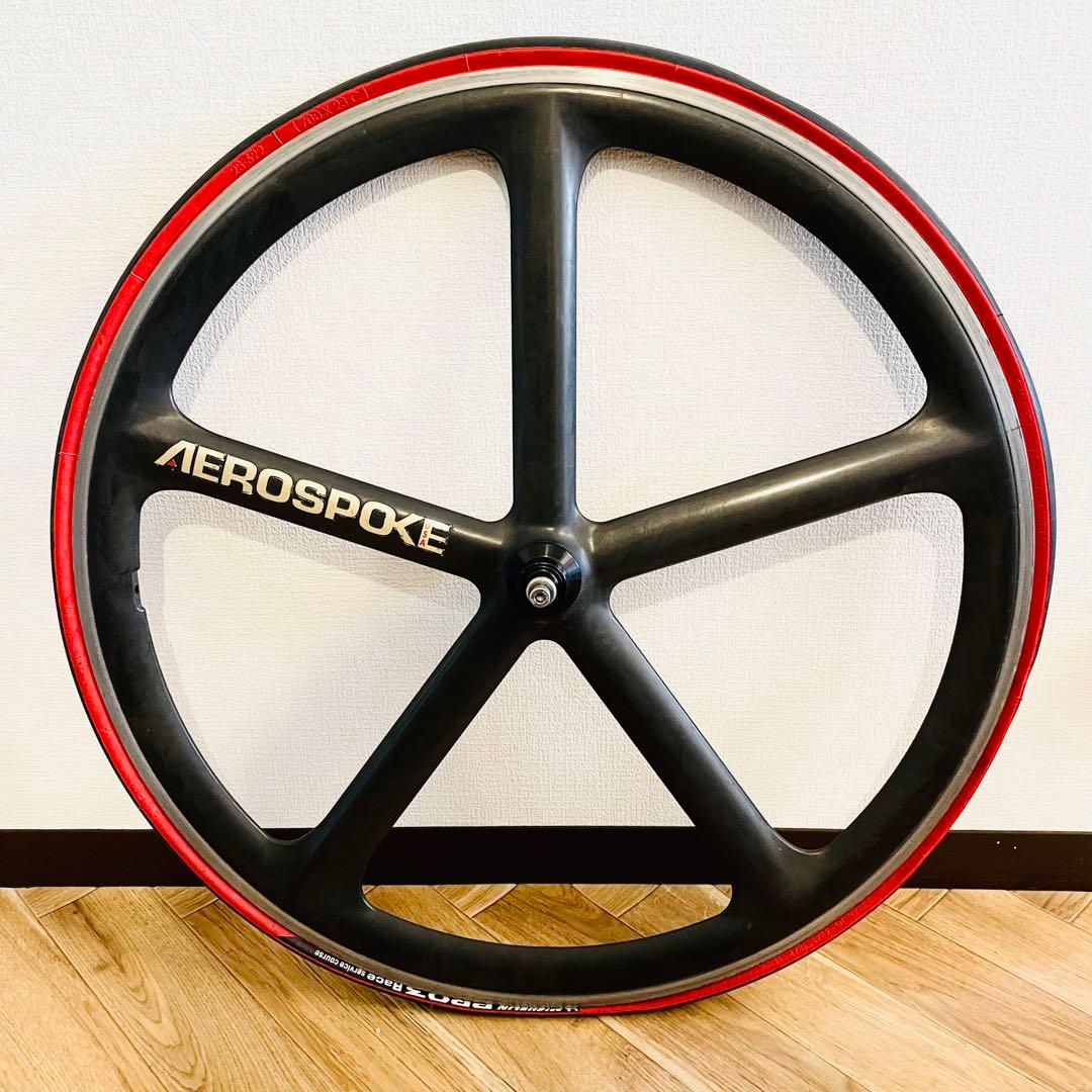 AEROSPOKE エアロスポーク ピスト フロントホイール - メルカリ
