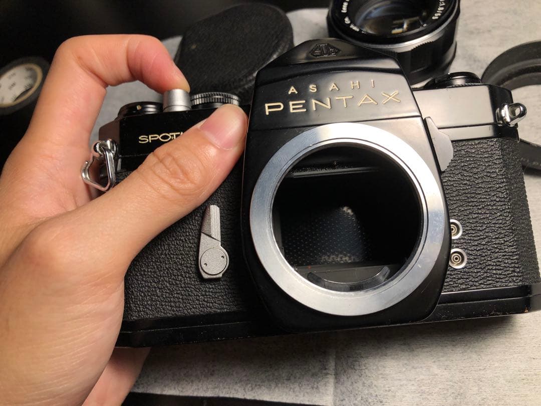 整備済 PENTAX SP レンズ55 1.8 付き フィルムカメラ 実用品 - メルカリ