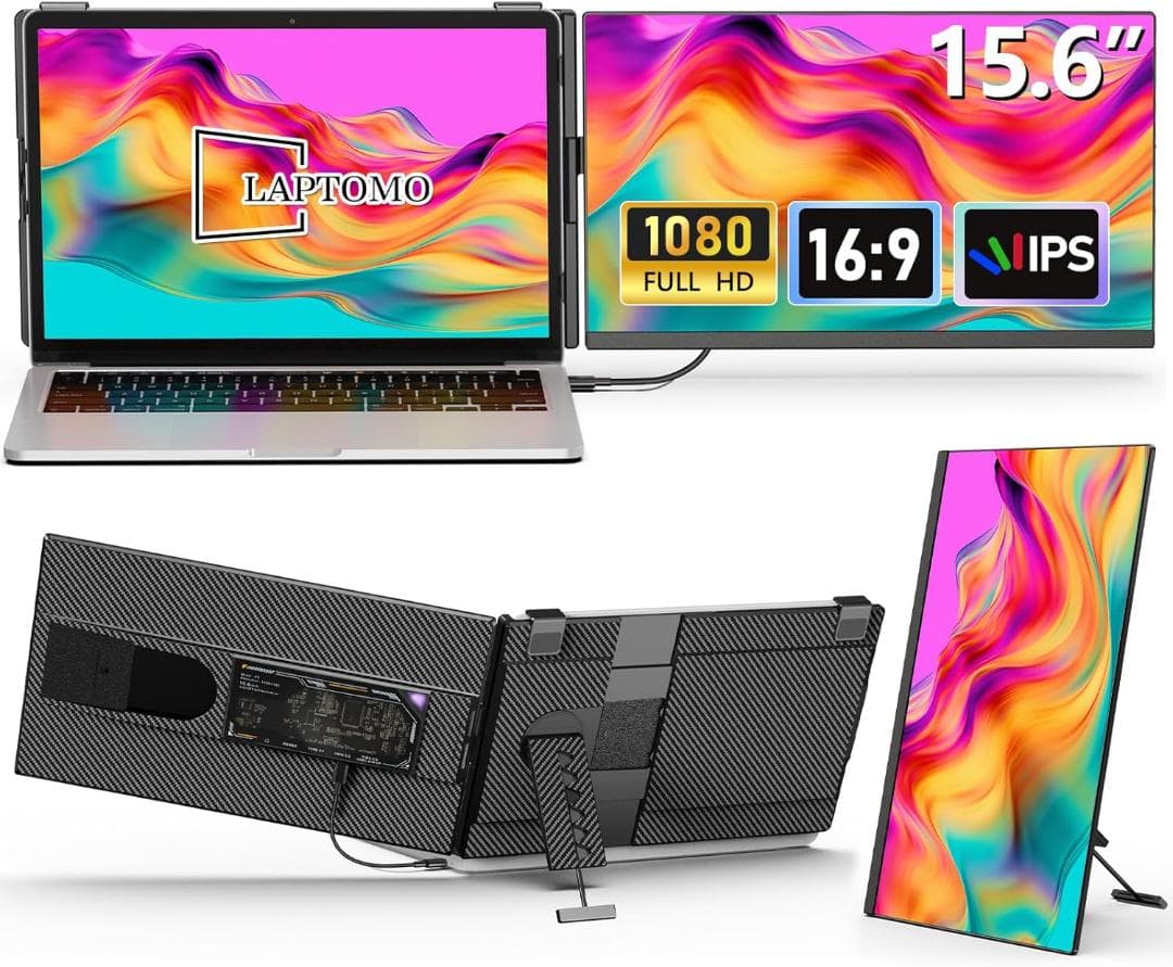 P5 デュアルモニター 15.6インチ 大画面 モバイルディスプレイ - メルカリ