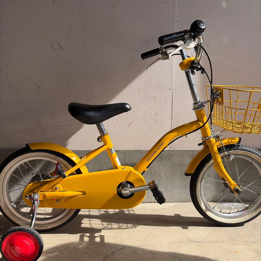 INNOVATION FACTORY 幼児用自転車 14インチ イエロー - メルカリ