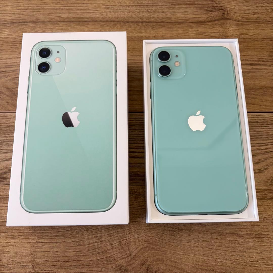 iPhone 11 128GB SIMフリー ミントグリーン - メルカリ