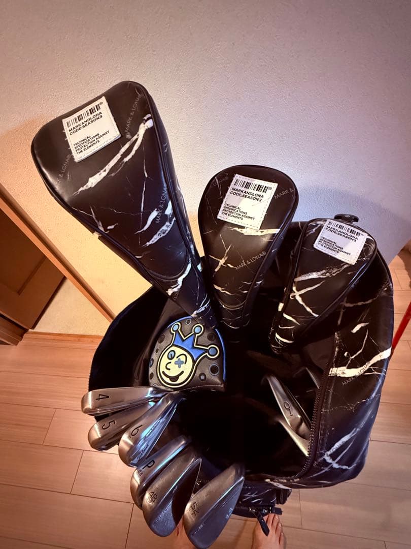 美品MARK&LONA コードライン キャディバッグ - メルカリ