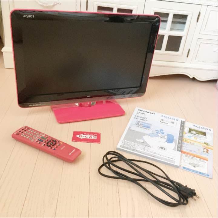 AQUOS ピンク テレビ 19インチ ୨୧⑅* AQUOS ピンク テレビ 19インチ ୨୧⑅* - メルカリ