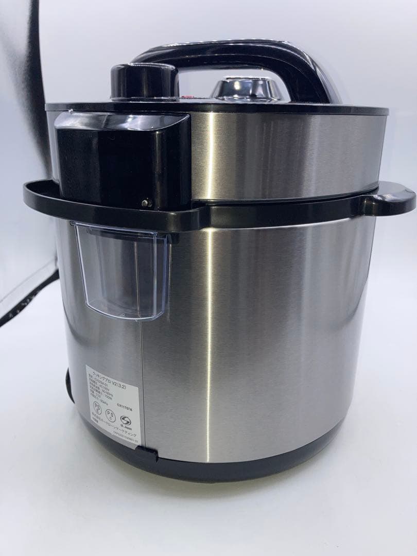 未使用　ショップジャパン クッキングプロ 電気圧力鍋 3.2L CKPV2WS1