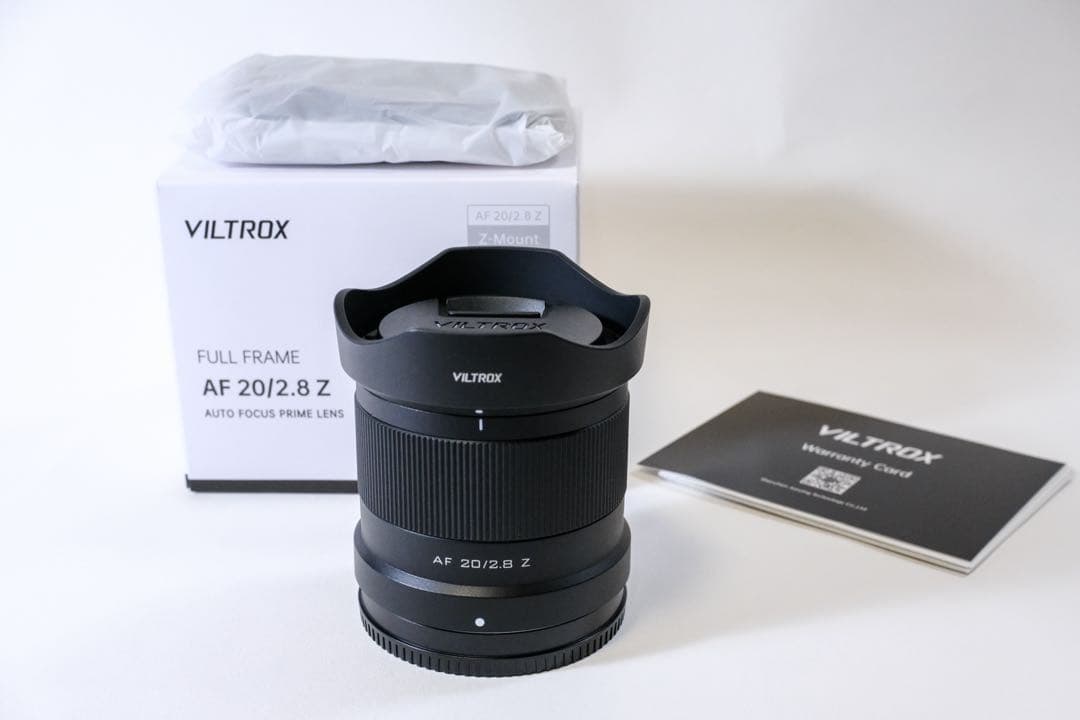 美品　VILTROX AF 20/2.8 Z 単焦点Nikonニコン　Zマウント Viltrox AF 20mm F2.8 AIR ニコンZマウント ブラック [ニコンZ /単焦点