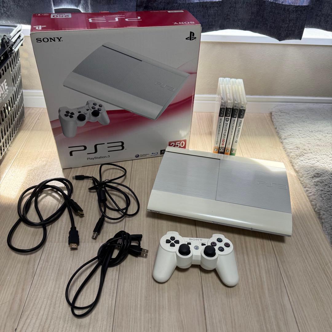 動作品】SONY PS3 CECH-4200B 250GB ソフト付き - メルカリ