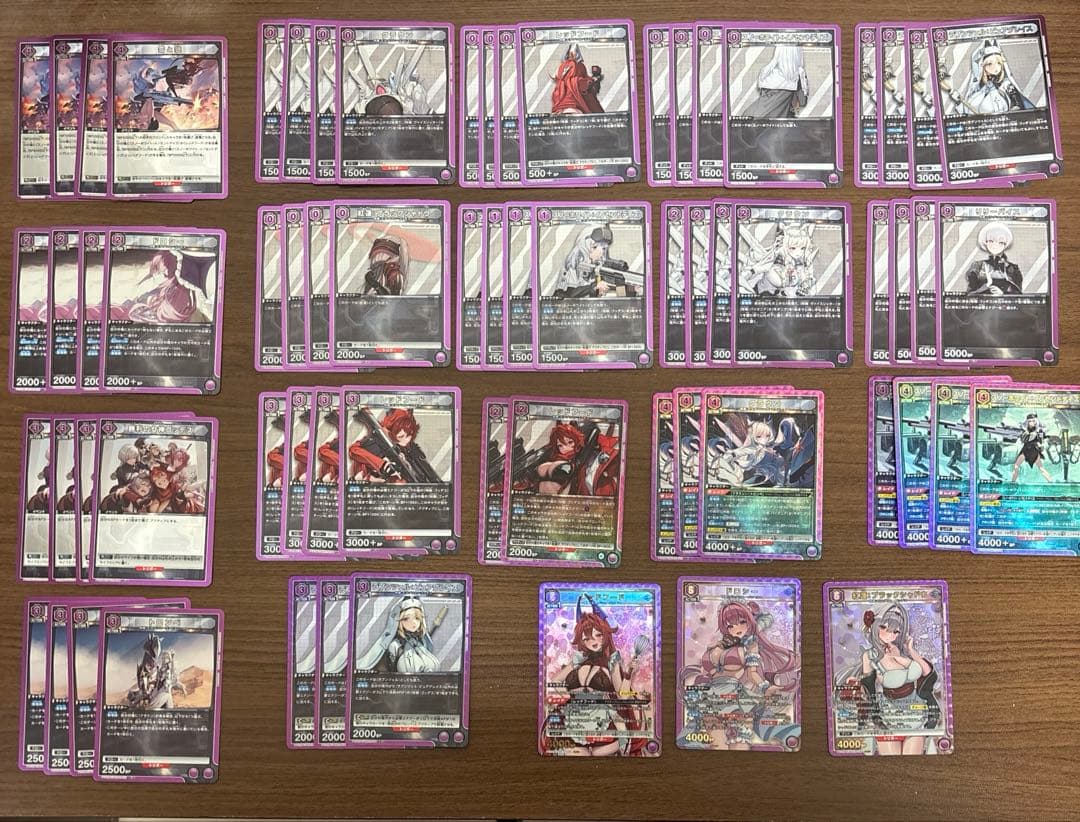 ユニオンアリーナNIKKE PcSR以下セミ4コン ユニオンアリーナ NIKKE プレシャスブースターパック PcSR以下 4コン