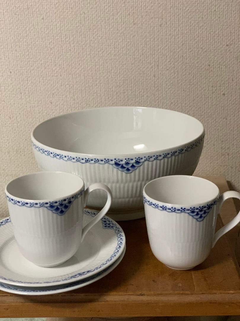 ロイヤルコペンハーゲンプリンセスシリーズ5点セット、