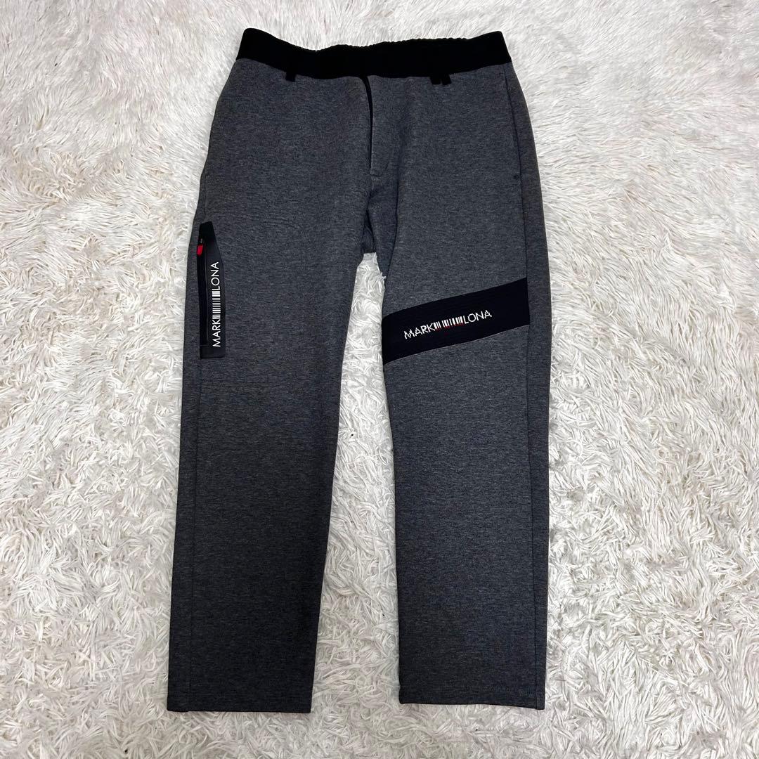 美品　mark&lona ストレッチ　パンツ　46 ゴルフウェア　グレー 1-240101417733-m-01-pl.jpg