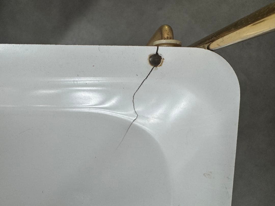 希少 レア 60s ヴィンテージ ドイツ ワゴンミールカート2段 金属