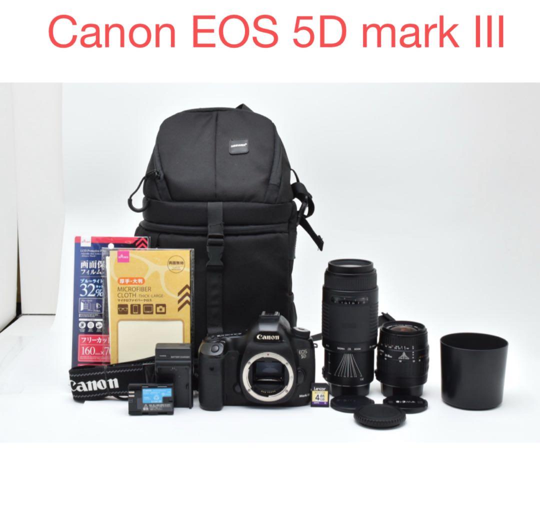 Canon EOS 5D mark III標準&望遠ダブルレンズセット Canon EOS 5D mark III標準&望遠ダブルレンズセット - メルカリ