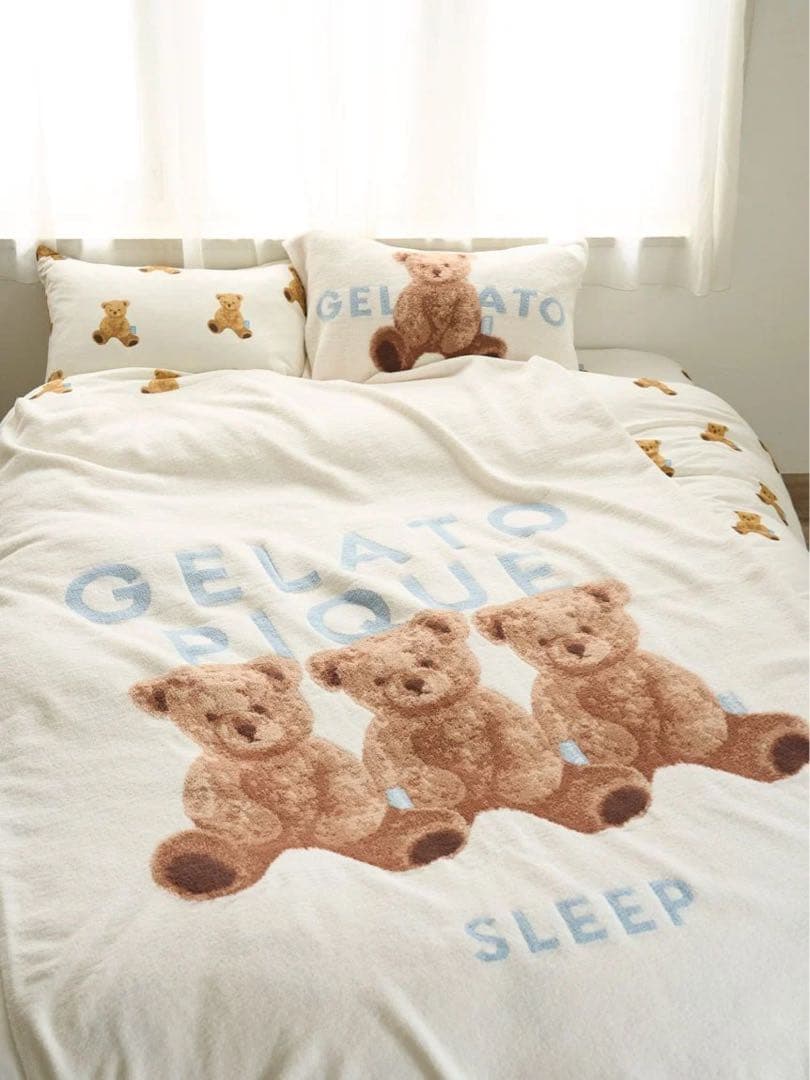 【新品】gelato pique Sleepトイプードルジャガードマルチカバー Sleep】スイーツ ジャガードマルチカバー | ジェラート ピケ(gelato