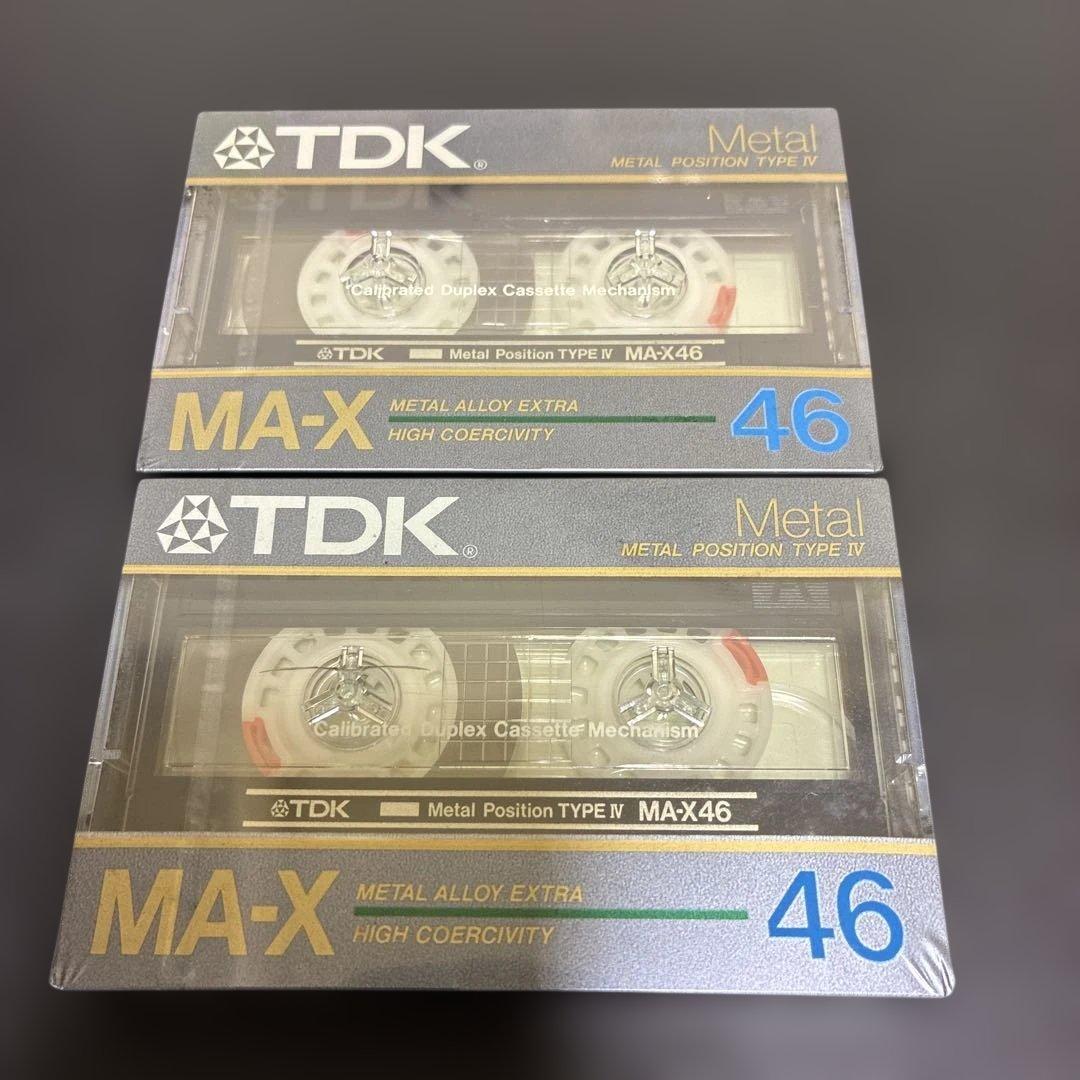 新品未開封】TDK メタルポジション カセットテープ MA-X 46 2本 - メルカリ