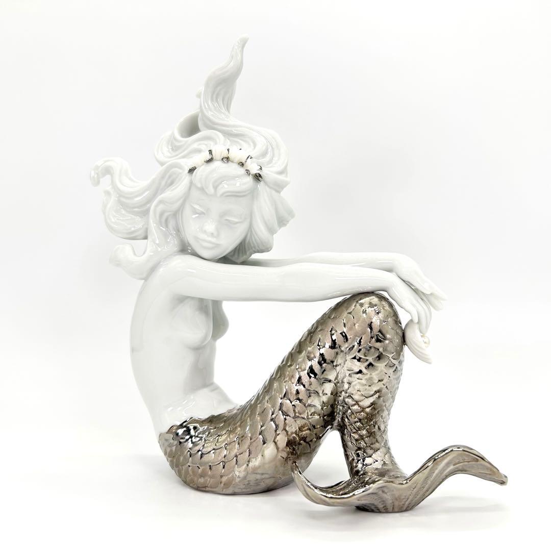 LLADRO リヤドロ フィギュリン イリュージョン マーメイド スペイン 希少 LLADRO（リヤドロ） イリュージョン 人魚 マーメイド 置物 01001413