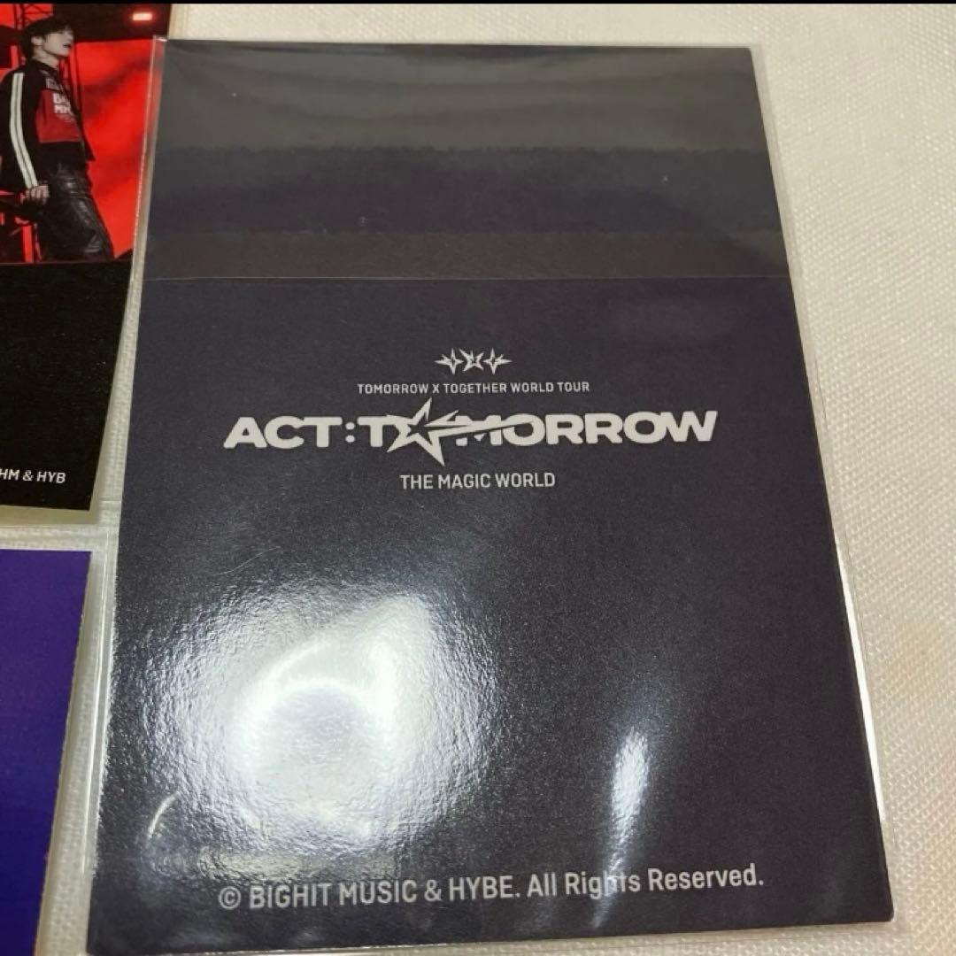 TXTヨンジュン メモリアルスリーブファイルトレカ 落下物 シール