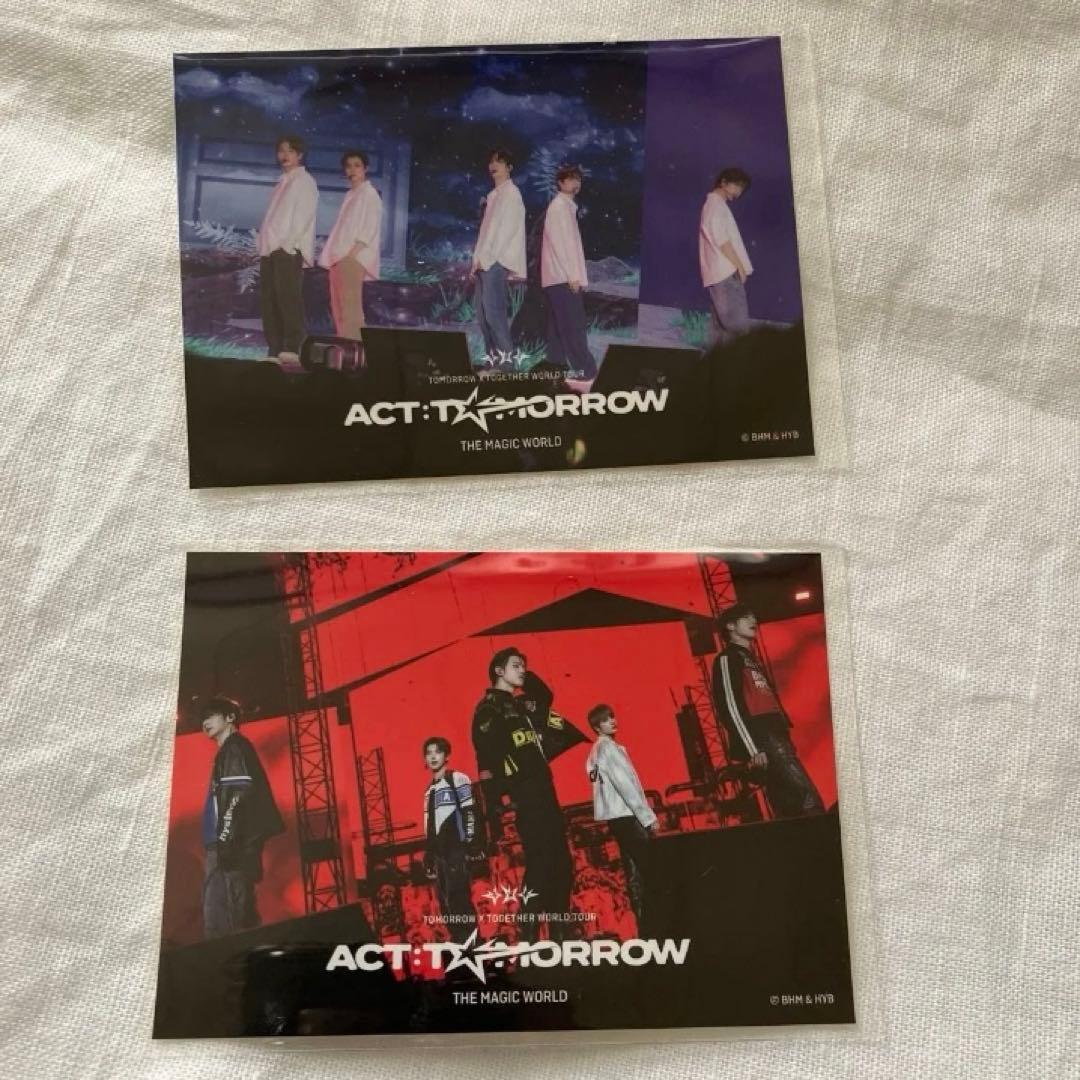 TXTヨンジュン メモリアルスリーブファイルトレカ 落下物 シール