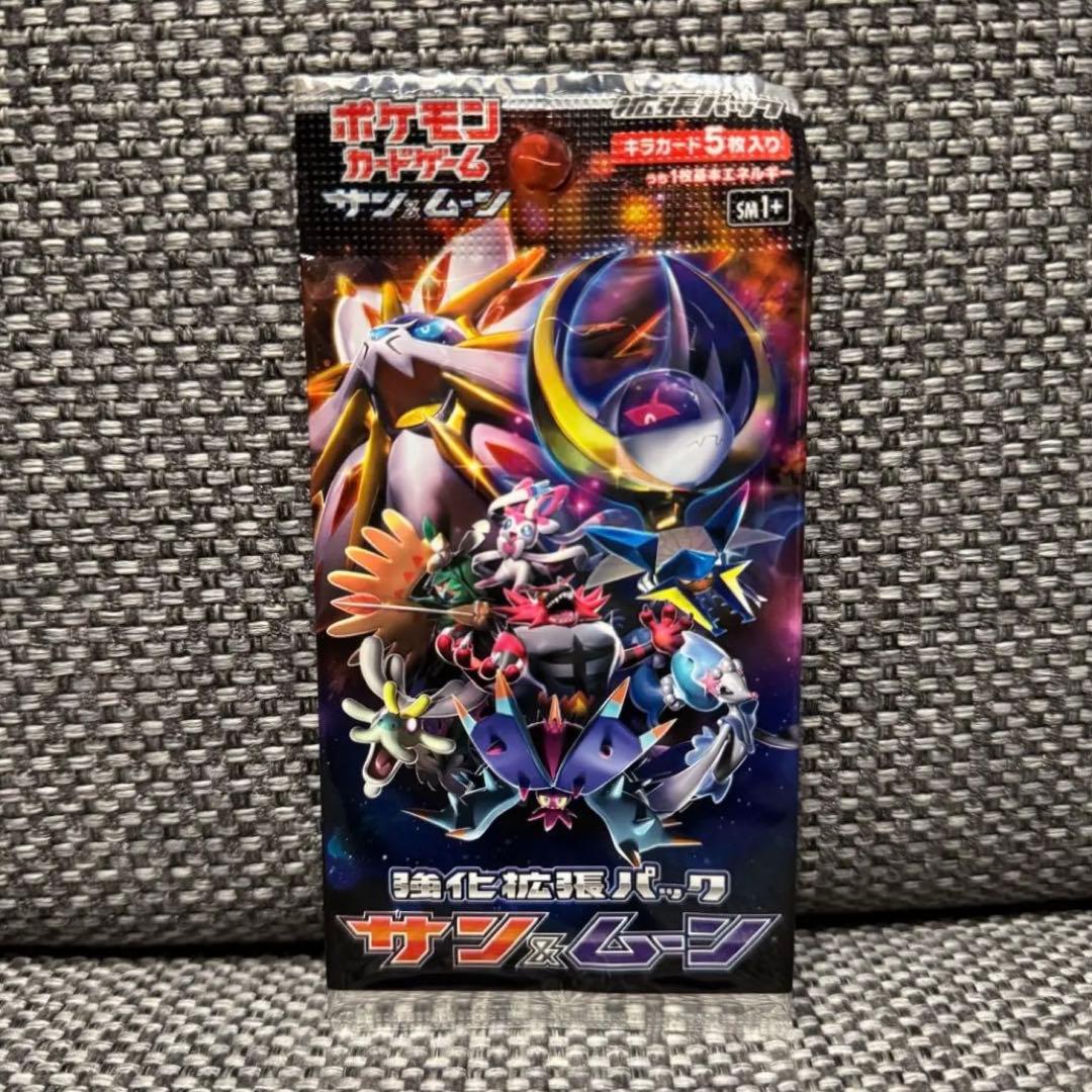ポケモンカード 強化拡張パック サン&ムーン 未開封パック SM1+ - メルカリ