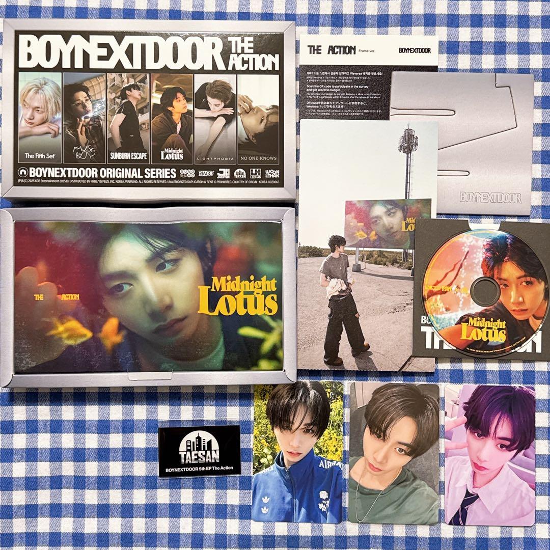BOYNEXTDOOR THE ACTION Frame テサン セット - メルカリ
