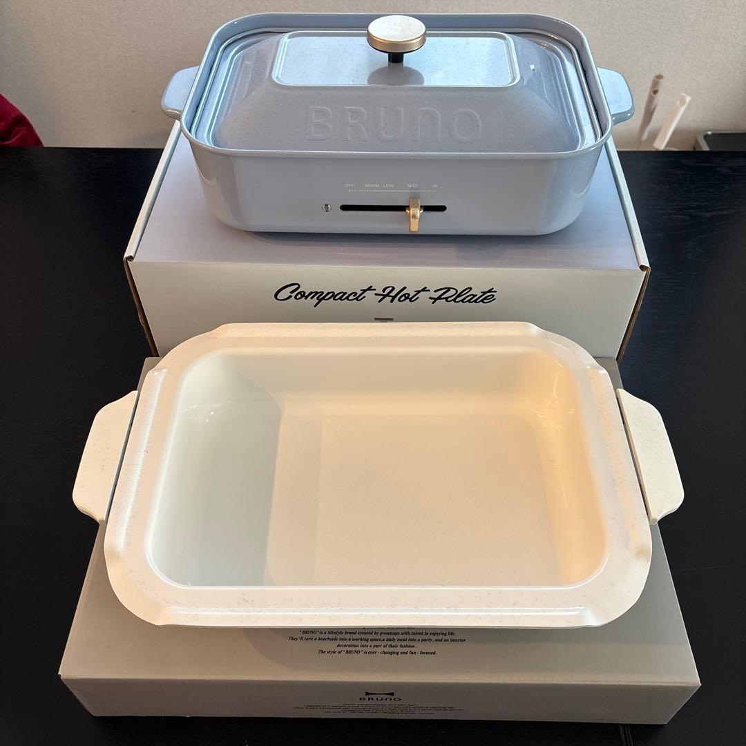 BRUNO コンパクトホットプレート グレー Amazon | BRUNO コンパクトホットプレート グレー系その他 サイズなし