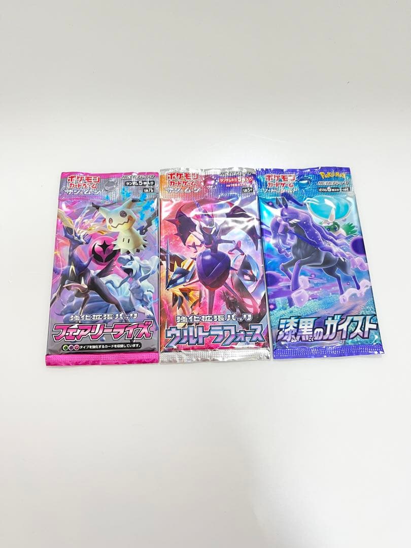 ポケモンカード未開封パックフェアリーライズウルトラフォース漆黒の