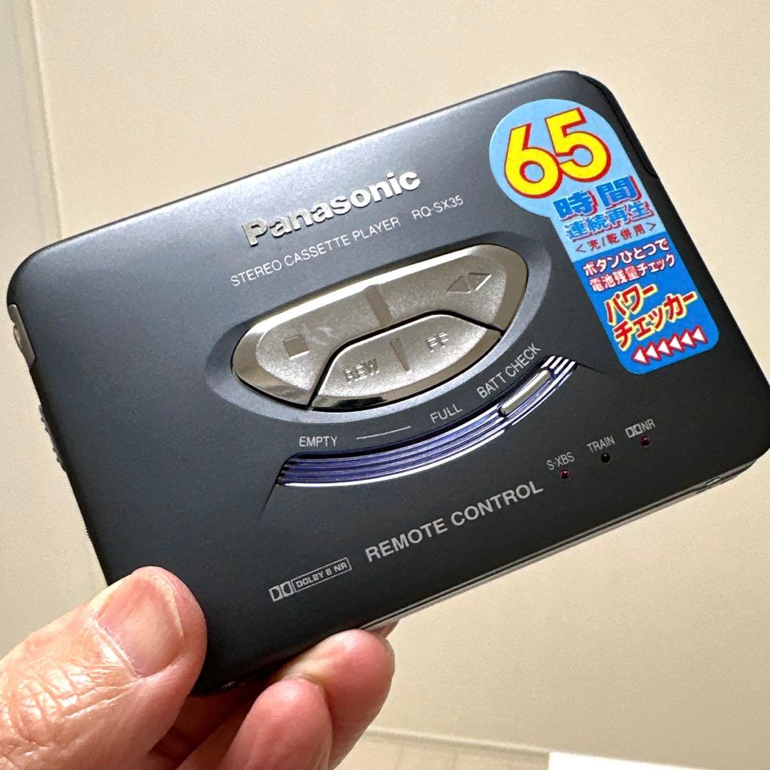 極美DE修復品】Panasonic カセットプレーヤー RQ-SX35 - メルカリ