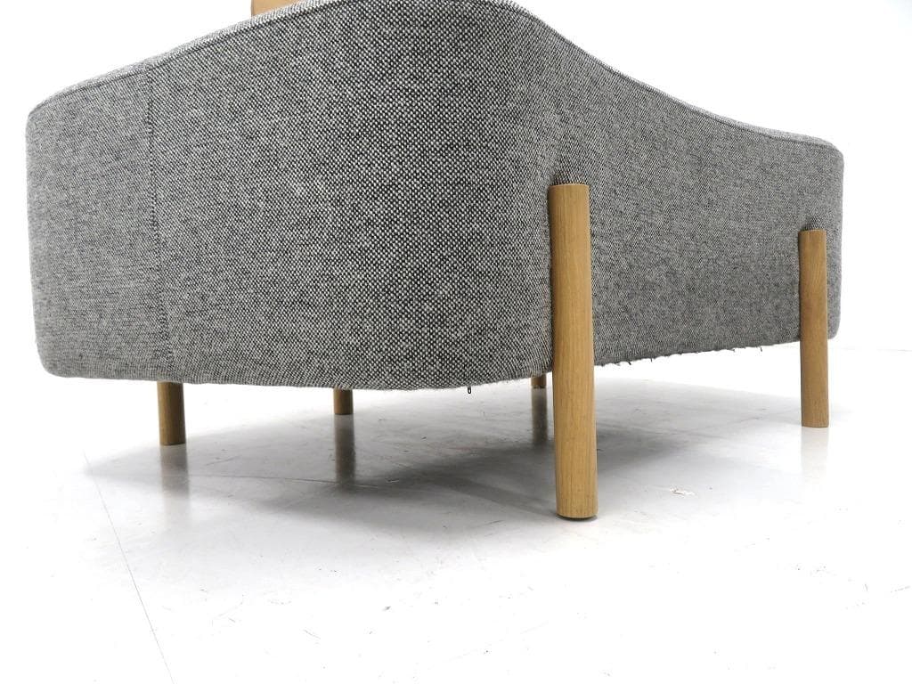 展示品 カリモク ドラドラ 北欧 オーク材 ソファ ラウンジチェア