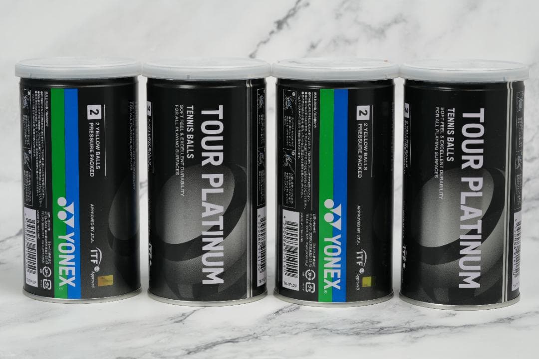 YONEX TOUR PLATINUM テニスボール 4缶セット - メルカリ