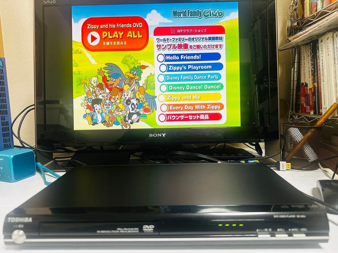 確認済】東芝 TOSHIBA DVDプレーヤー SD-300J（2009年製） - メルカリ