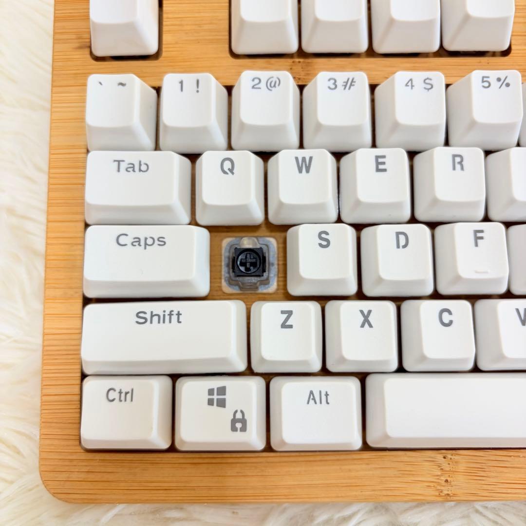 xmit keyboard 木製 ホワイト 美品