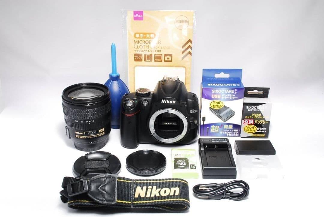 ♥すぐ使える♥Nikon D5000♥ 手ブレ補正＆AF対応 標準レンズセット
