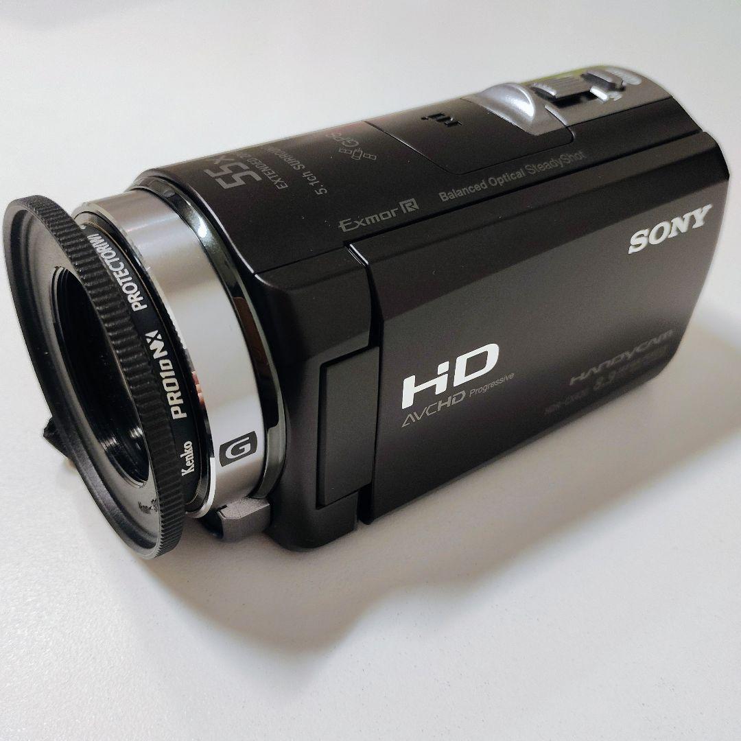SONY HDR-CX430V ビデオカメラ ケース バッテリー SDカード付き - メルカリ