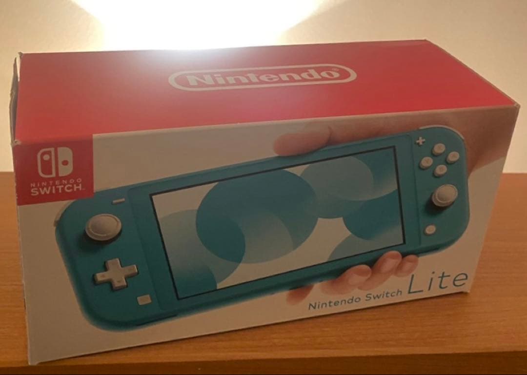 Nintendo Switch Lite ターコイズ 未使用に近い 箱付属品有り - メルカリ