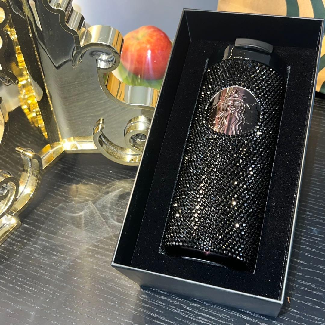 ☆即日発送可☆スターバックス タイ限定 ブラック ラインストーン