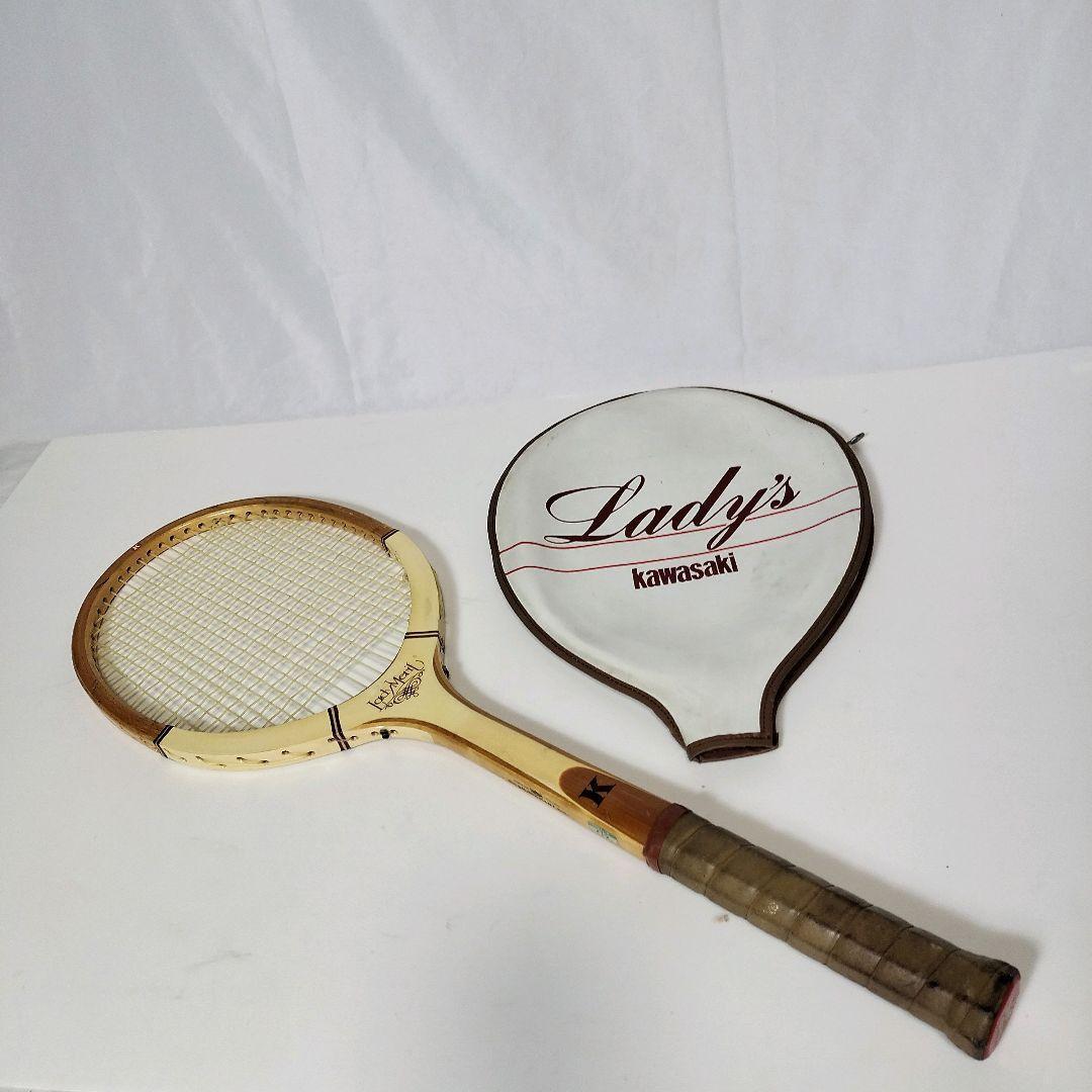 Kawasaki カワサキ 木製 テニスラケット カバー レトロ 昭和 - メルカリ