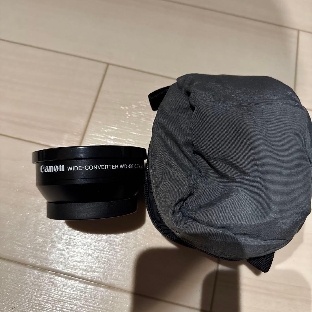 Canon WIDE-CONVERTER WD-58 0.7x 58mm - メルカリ