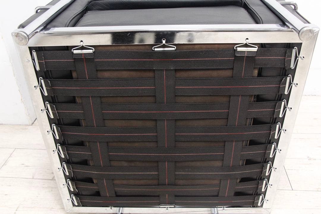 極美品】 LC2 リプロダクト IDC大塚家具 黒本革 ル・コルビュジエ