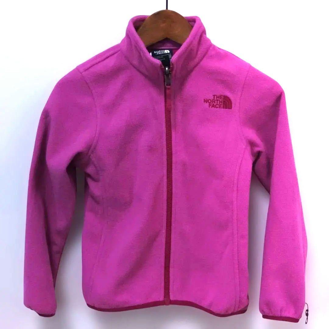 ノースフェイス キッズ ピンクフリース サイズXS 120サイズ相当 - メルカリ