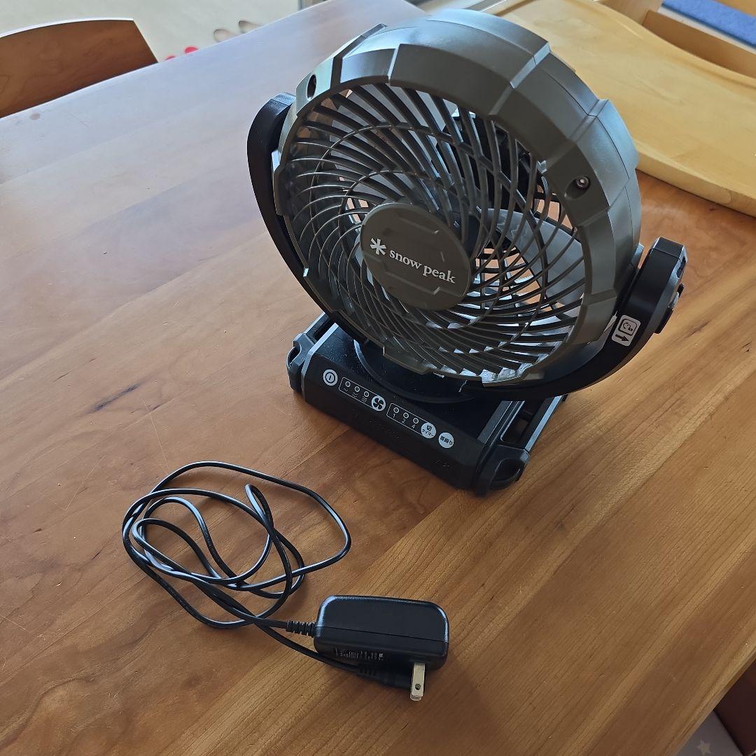  peak MKT-102 ファン ACアダプター付き snow peak Makita Field Fan MKT-102 with AC Adapter Brown From