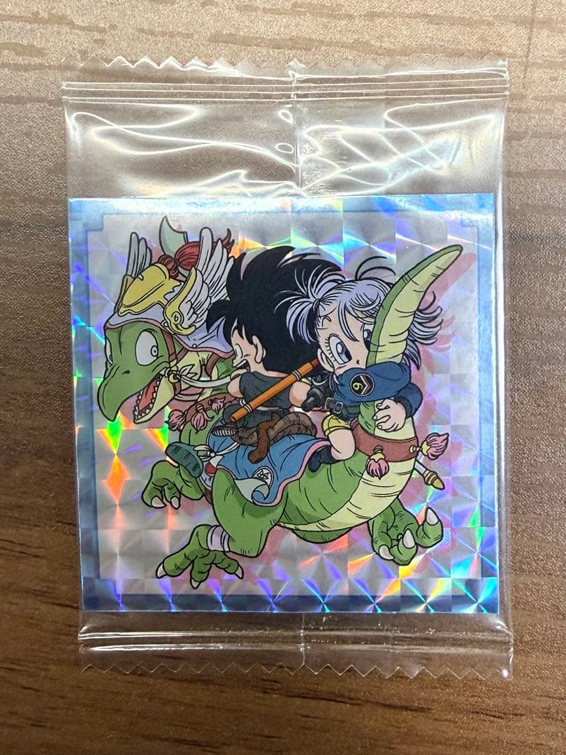 未開封 ドラゴンボール ウエハース 超戦士シール 孫悟空&ブルマ W18-20