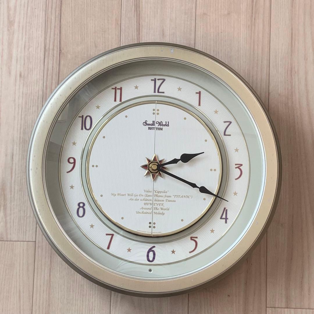 リズム時計 スモールワールド からくり時計 壁掛け 4MH754RH18 - メルカリ