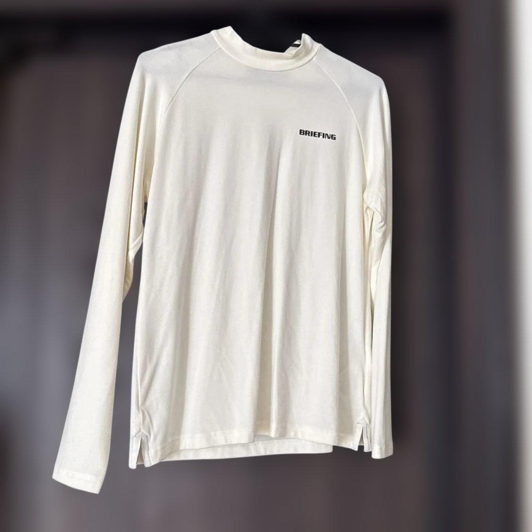 BRIEFING 長袖シャツ クリーム BRIEFING GOLF（ブリーフィングゴルフ） ブリーフィング BRIEFING HOL