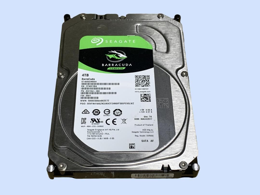 外付けハードディスク・ドライブ M9825 Seagate BarraCuda 4TB ST4000DM004 BarraCuda（Seagate） Seagate BarraCuda 3.5