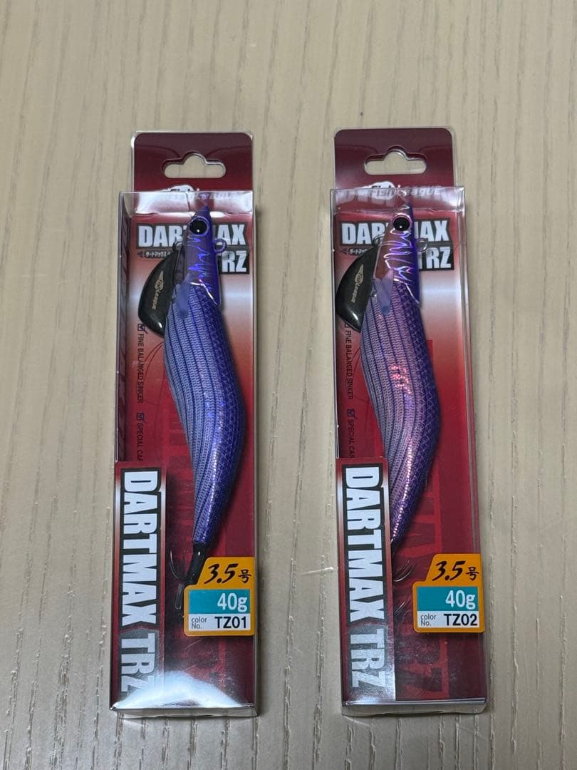 大人気の希少エギ　DARTMAX TRZ 40g TZ01 TZ02 ２個セット ダートマックスtrz（釣り） | アウトドア、釣り、旅行用品 のおすすめ