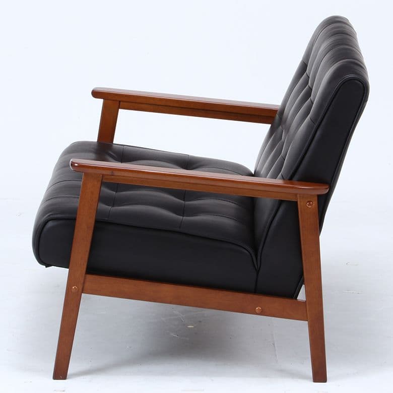 《新品・送料無料》バイキャストＰＵソファー フレンズ 1.5Ｐ ダークブラウン