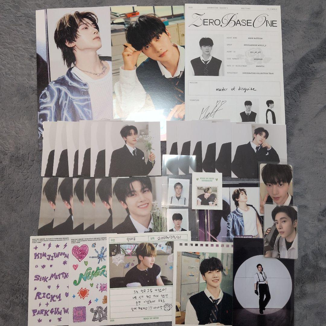 ZEROBASEONE zb1 ゼベワン マシュー メテュ トレカ まとめ売り - メルカリ
