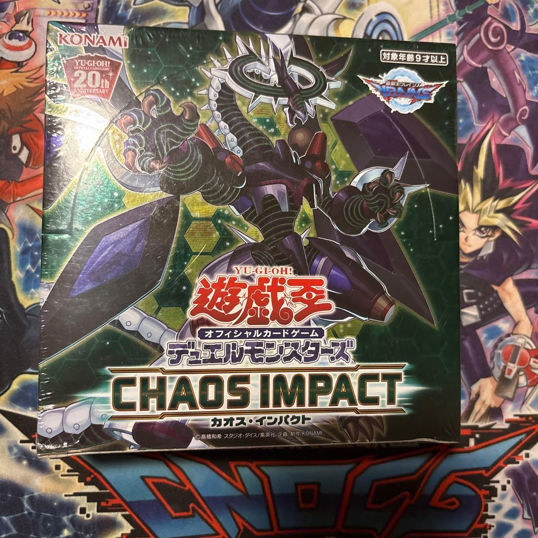 遊戯王　新品未開封BOXシュリンク付き　アジア版　カオスインパクト 最安値 遊戯王オフィシャルカードゲーム デュエルモンスターズ 新品・未開封