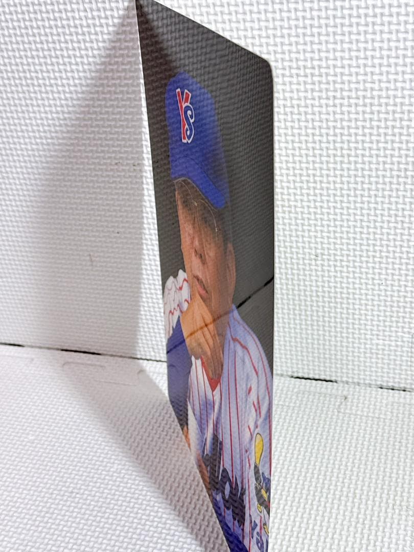 ☆ヤクルト 73 野村克也 1998年 勇退記念 サイン入り下敷き 非売品