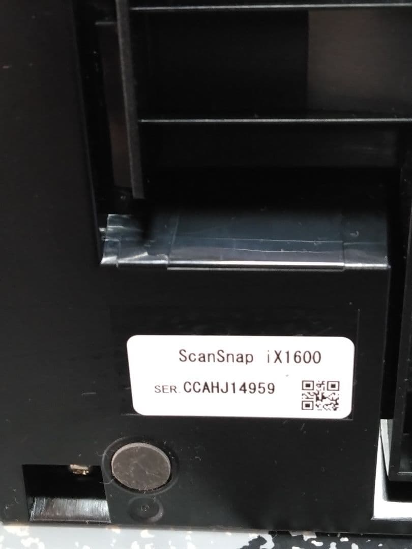 ScanSnap ix1600 レシート 領収書 書類 スキャナー 黒 リコー - メルカリ