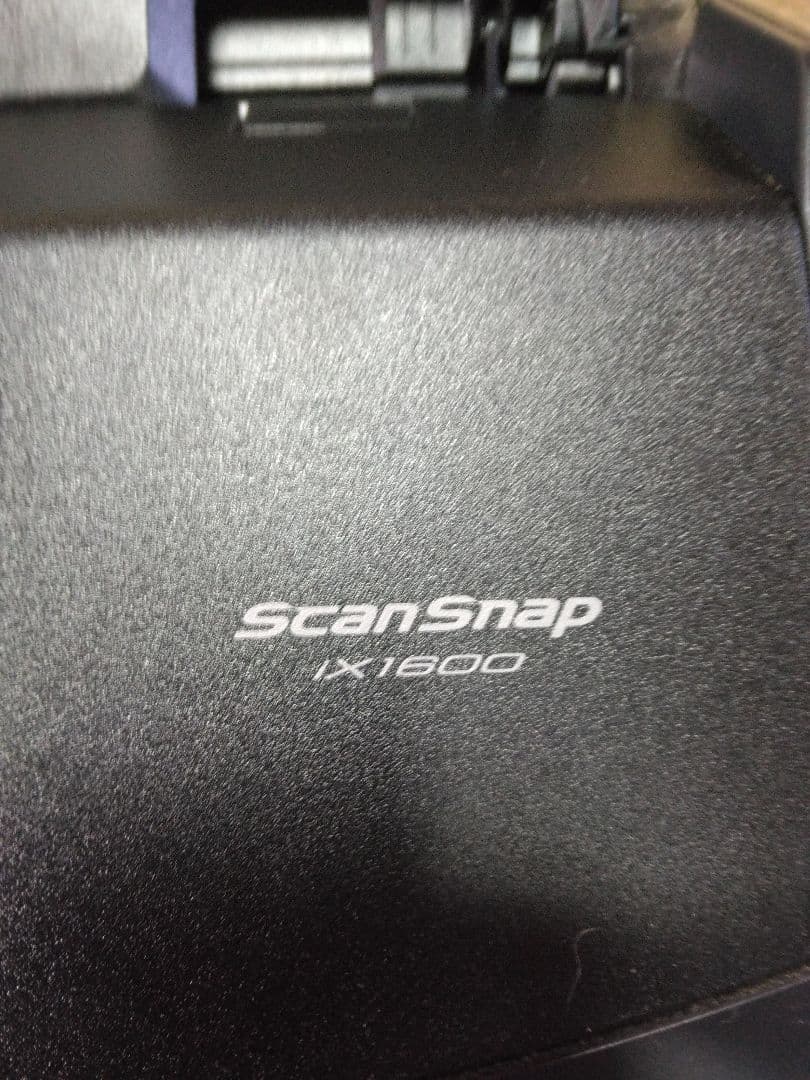 ScanSnap ix1600 レシート 領収書 書類 スキャナー 黒 リコー - メルカリ