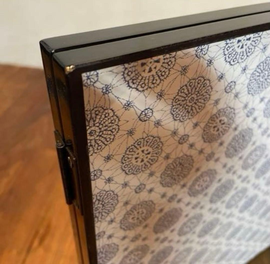 美品 押絵びな 江戸ちりめん 三枚屏風 お雛様 ひな祭り